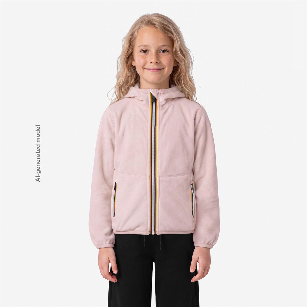 Fleece_GIRL_P. LILY VELOUR POLAR DOUBLE_Jacket_ - Commercial 4