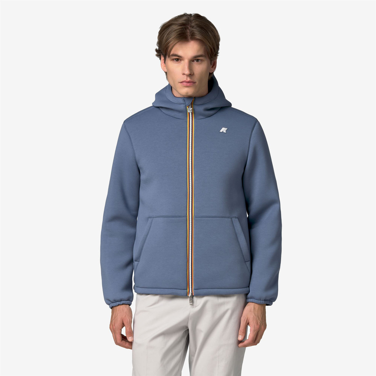 Jackets_Man_JACK SPACER NYLON DOUBLE_Short_Blue Wild - Blue Depth - Commercial 4
