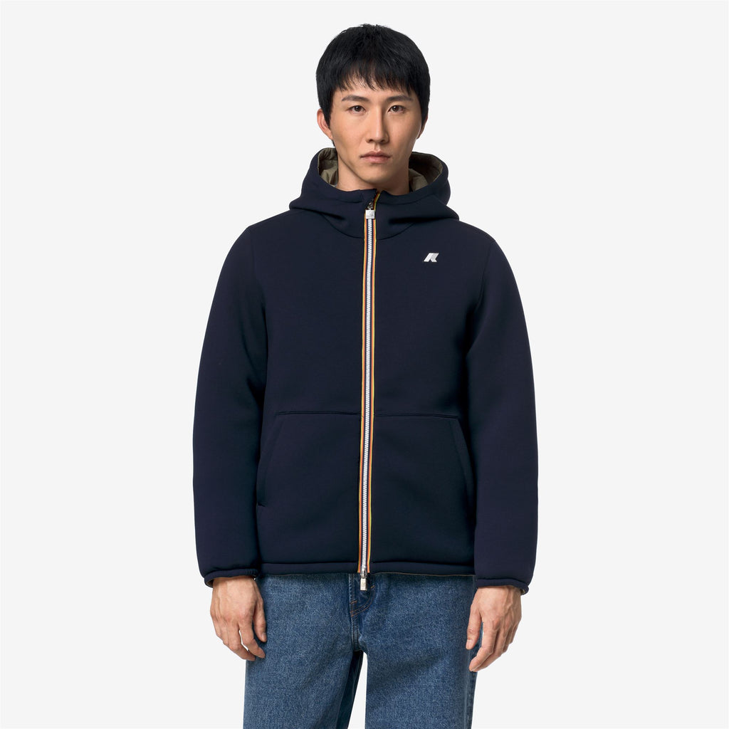 Jackets_Man_JACK SPACER NYLON DOUBLE_Short_Blue Depth - Green Army - Commercial 4