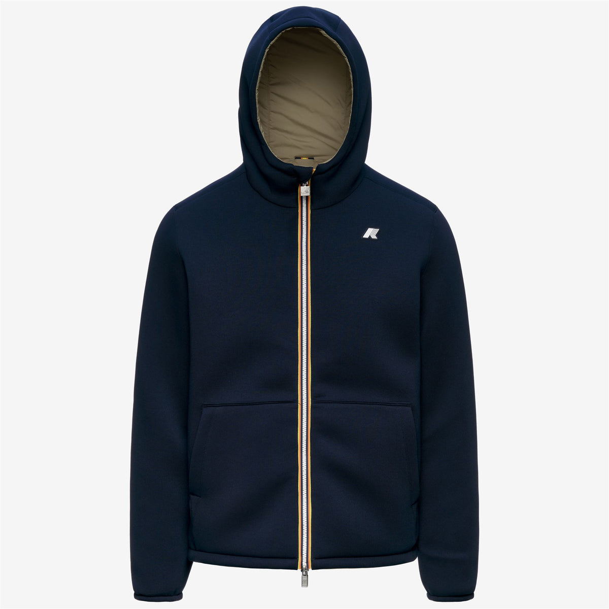Jackets_Man_JACK SPACER NYLON DOUBLE_Short_Blue Depth - Green Army - Commercial 1