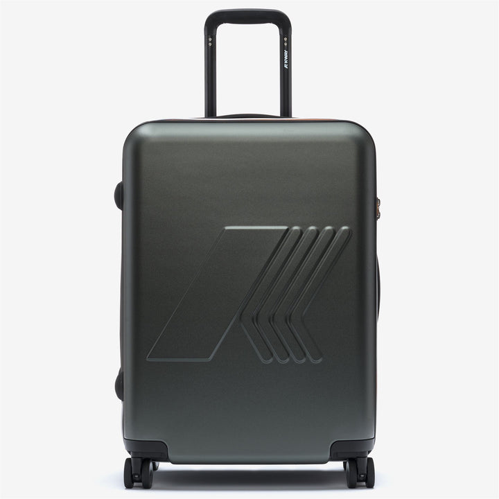 EUDOXIEUR LOGO - Luggage Bags - Trolley - UNISEX - GREEN BLACKISH
