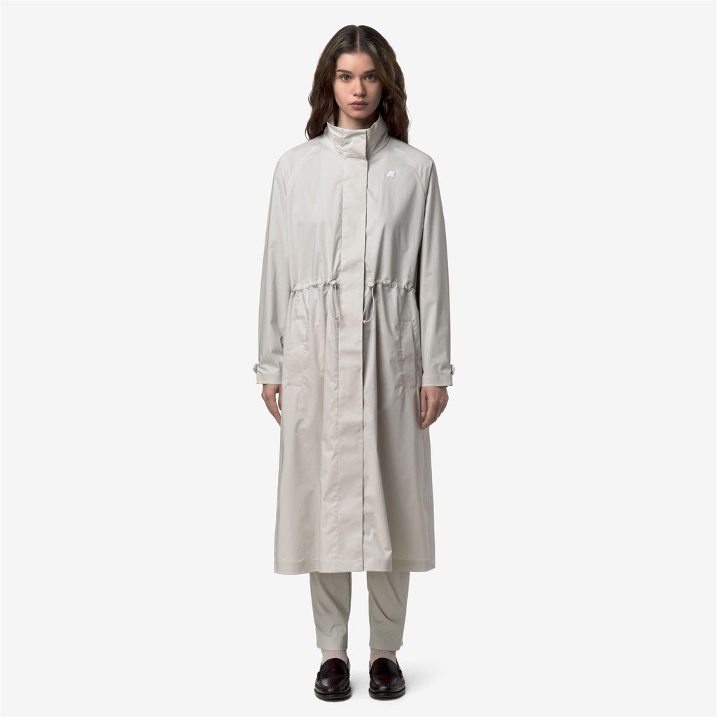 Jackets_Woman_BARBREIN COTTON 3LAYERS AF_Long_BEIGE LT - Commercial 4