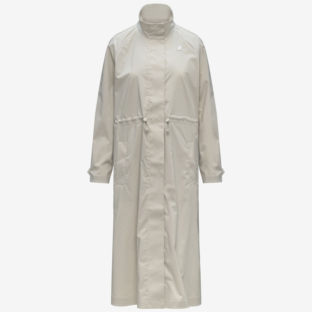 Jackets_Woman_BARBREIN COTTON 3LAYERS AF_Long_BEIGE LT - Commercial 1