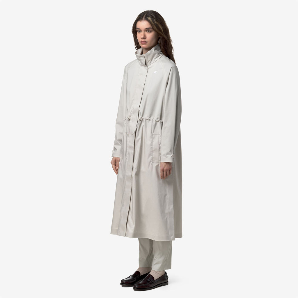 Jackets_Woman_BARBREIN COTTON 3LAYERS AF_Long_BEIGE LT - Commercial 5
