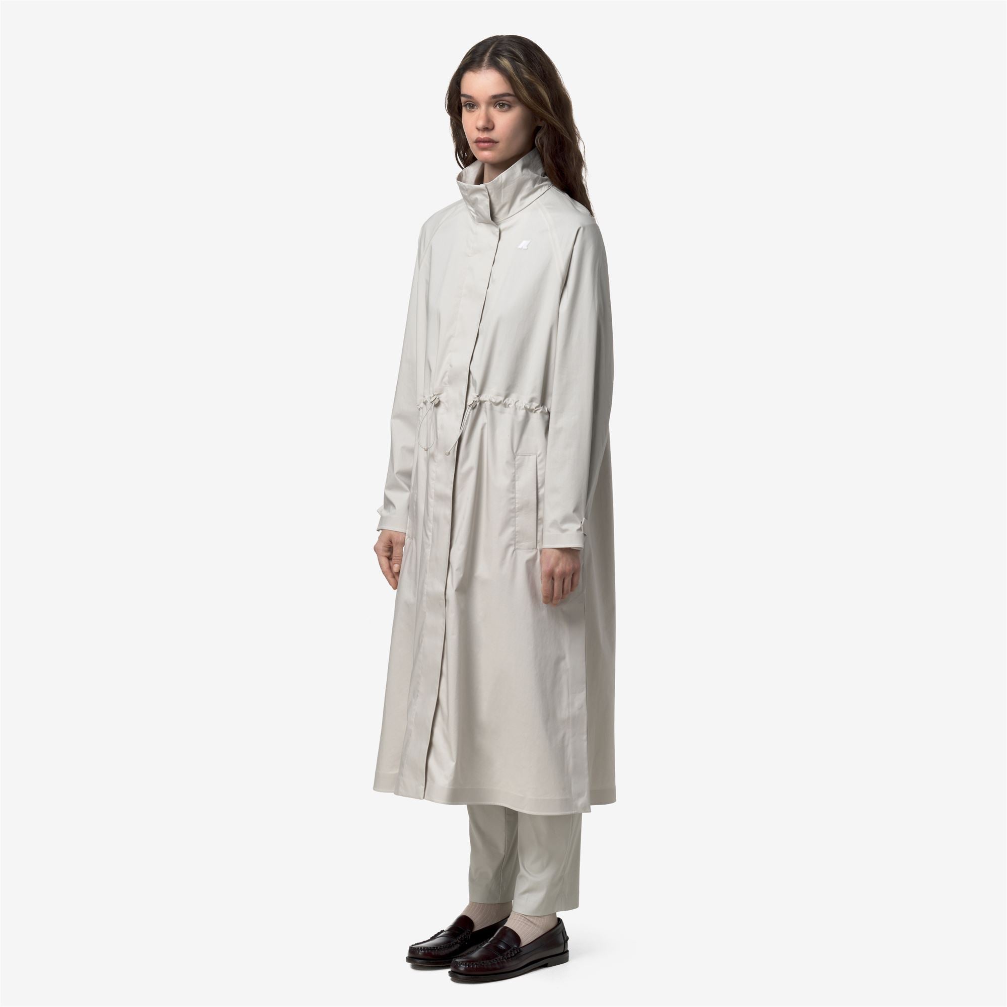 Jackets_Woman_BARBREIN COTTON 3LAYERS AF_Long_BEIGE LT - Commercial 5