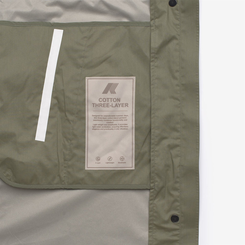 Jackets_Woman_BARBREIN COTTON 3LAYERS AF_Long_Green Lichen - Commercial 2
