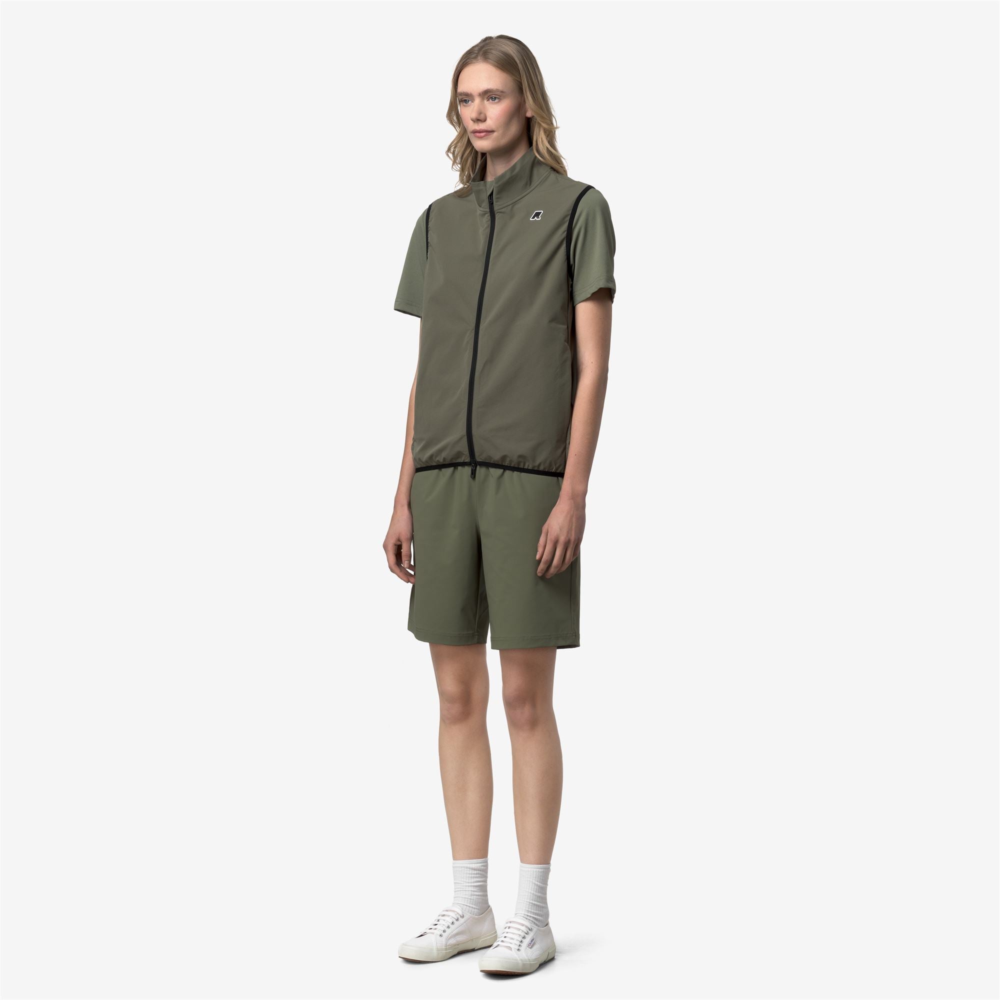 Fleece_Unisex_FLANER TRAVEL_Vest_Green Lichen - Commercial 5