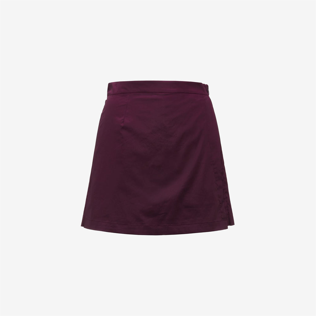 Shorts_Woman_LAMANDIE SHINY COTTON_Sport Shorts_Violet Mauve Wine - Commercial 1