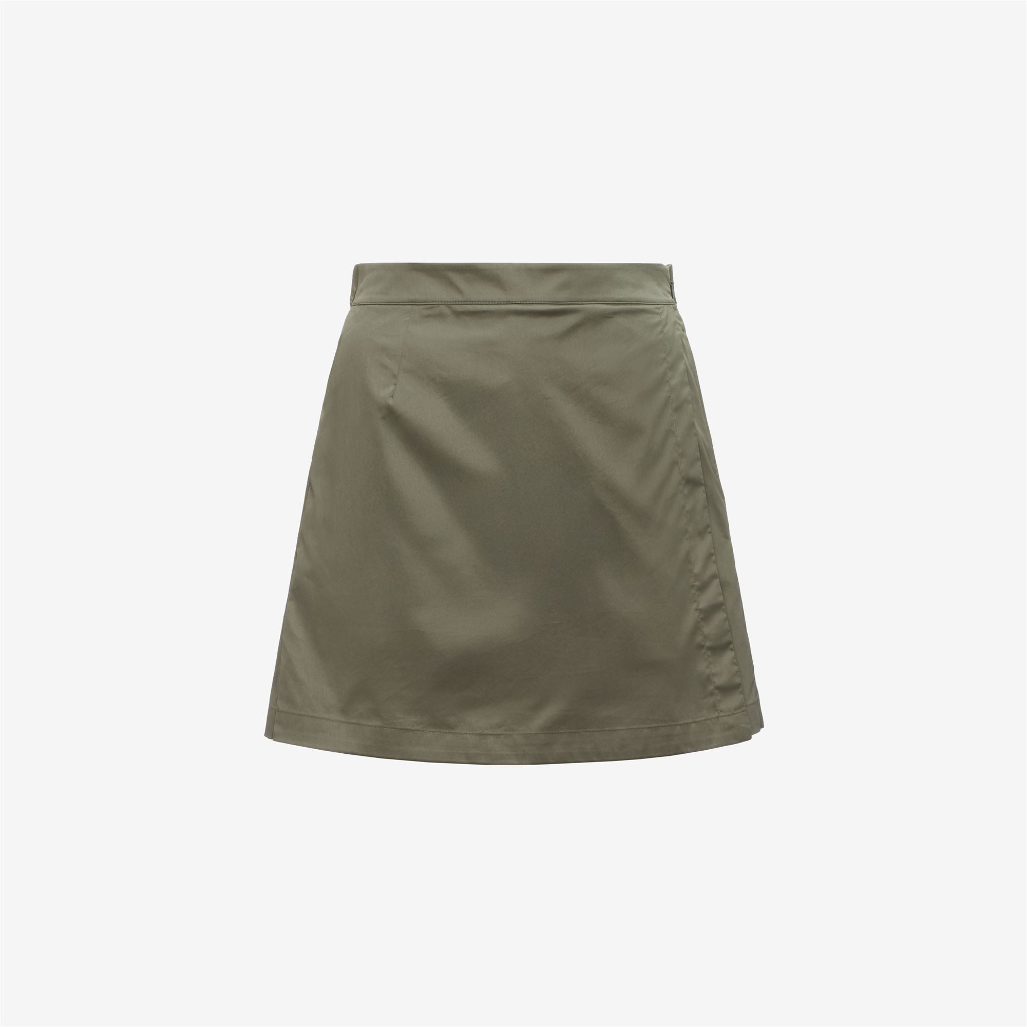 Shorts_Woman_LAMANDIE SHINY COTTON_Sport Shorts_Green Lichen - Commercial 1