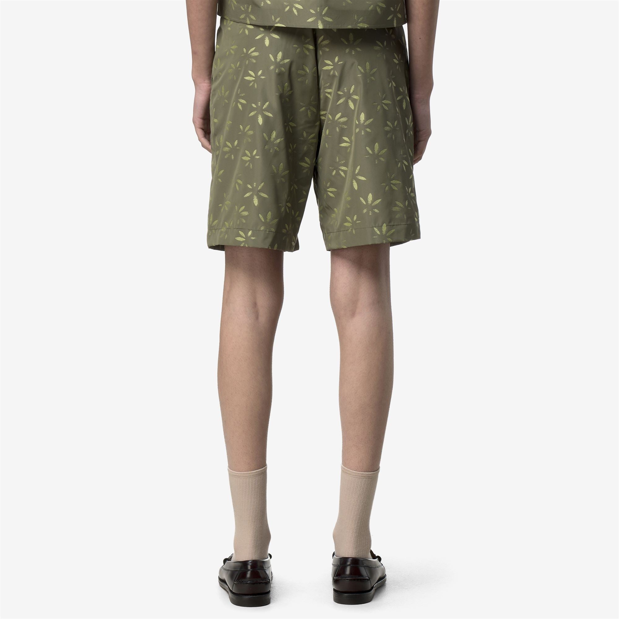 Shorts_Woman_LAROSE EMBY JACQUARD_Sport Shorts_GREEN - LIME JACQUARD - Green Lichen - Green Dk Lime - Commercial 6