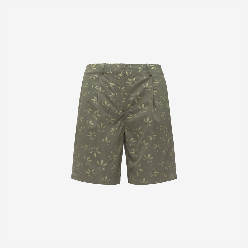 Shorts_Woman_LAROSE EMBY JACQUARD_Sport Shorts_GREEN - LIME JACQUARD - Green Lichen - Green Dk Lime - Commercial 1