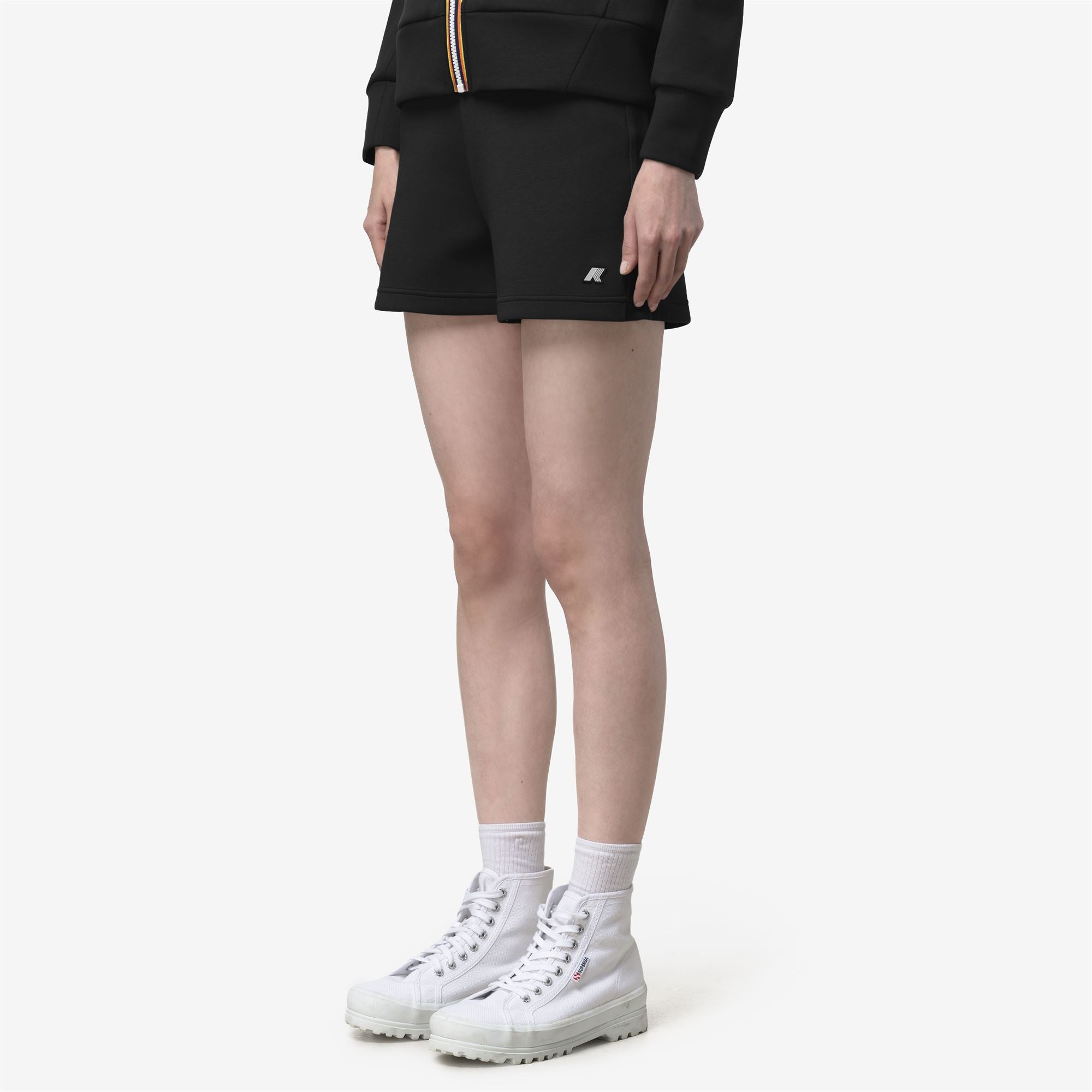 Shorts_Woman_RIKELLE LIGHT SPACER_Sport Shorts_Black Pure - Black Pure - Commercial 5