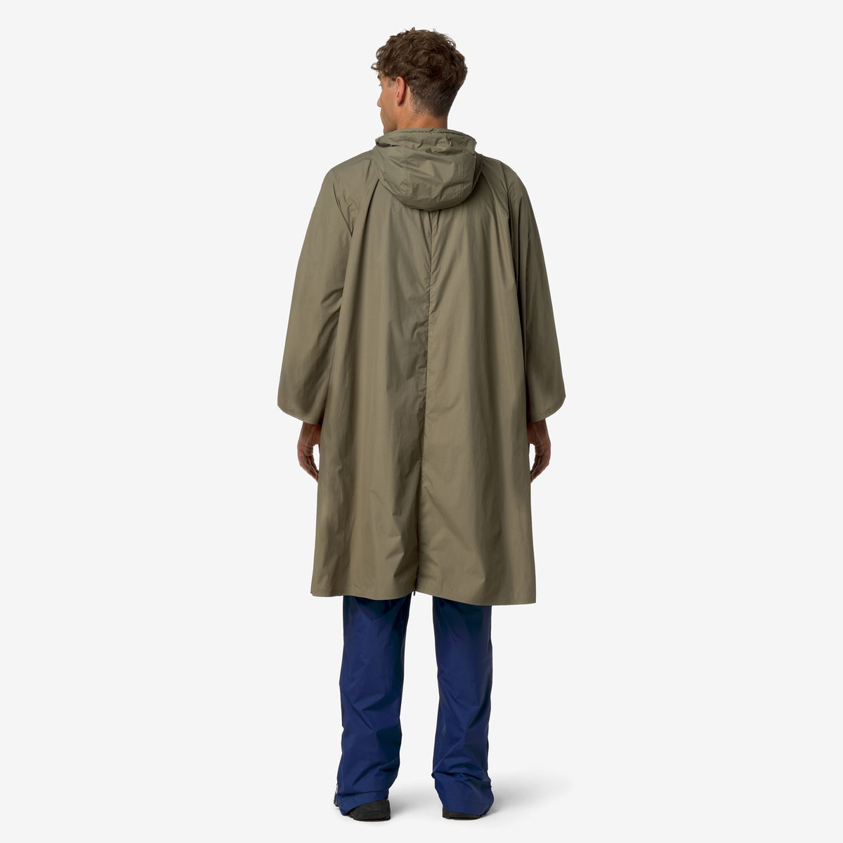 Jackets_Unisex_ROUELLE 4.0 BROMPTON_Poncho_Green Mud - Commercial 6