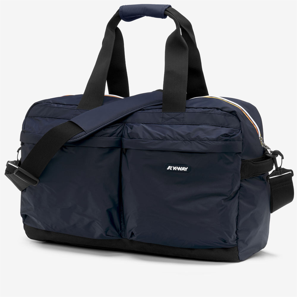 Bags_UNISEX_ARDELU_Duffle_Blue Depth - DressedFront