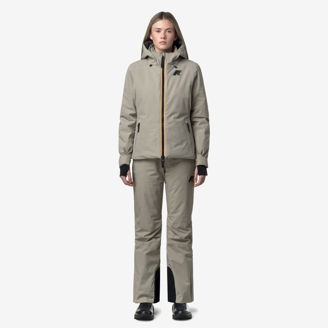 Pants_WOMAN_LURA 2L TWILL_Sport Trousers_Green Oak - DressedBack