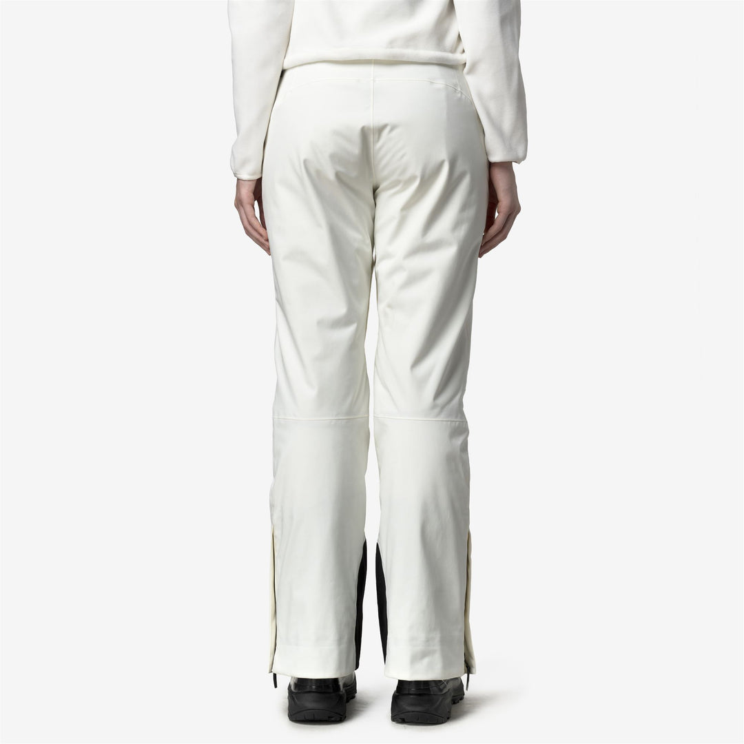 Pants_WOMAN_LURA 2L TWILL_Sport Trousers_White Gardenia - DressedFrontDouble
