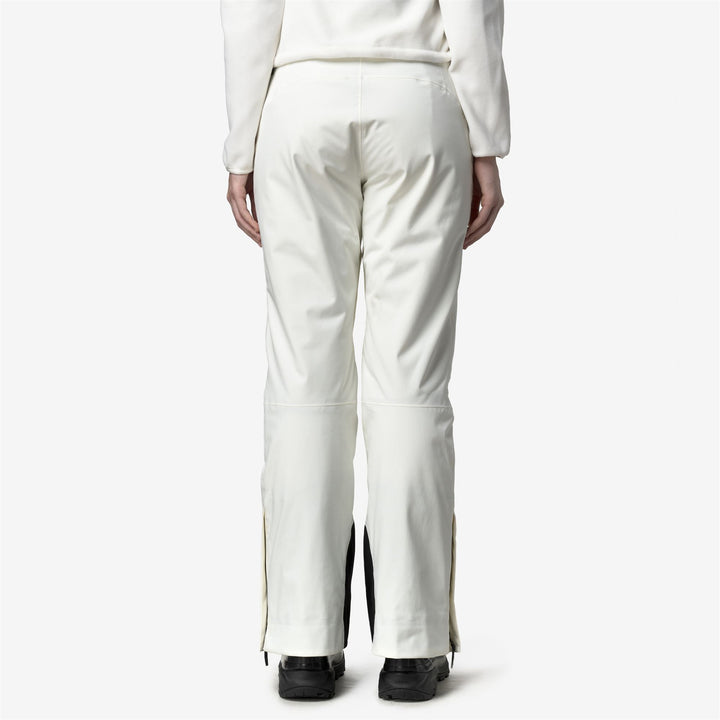 Pants_WOMAN_LURA 2L TWILL_Sport Trousers_White Gardenia - DressedFrontDouble