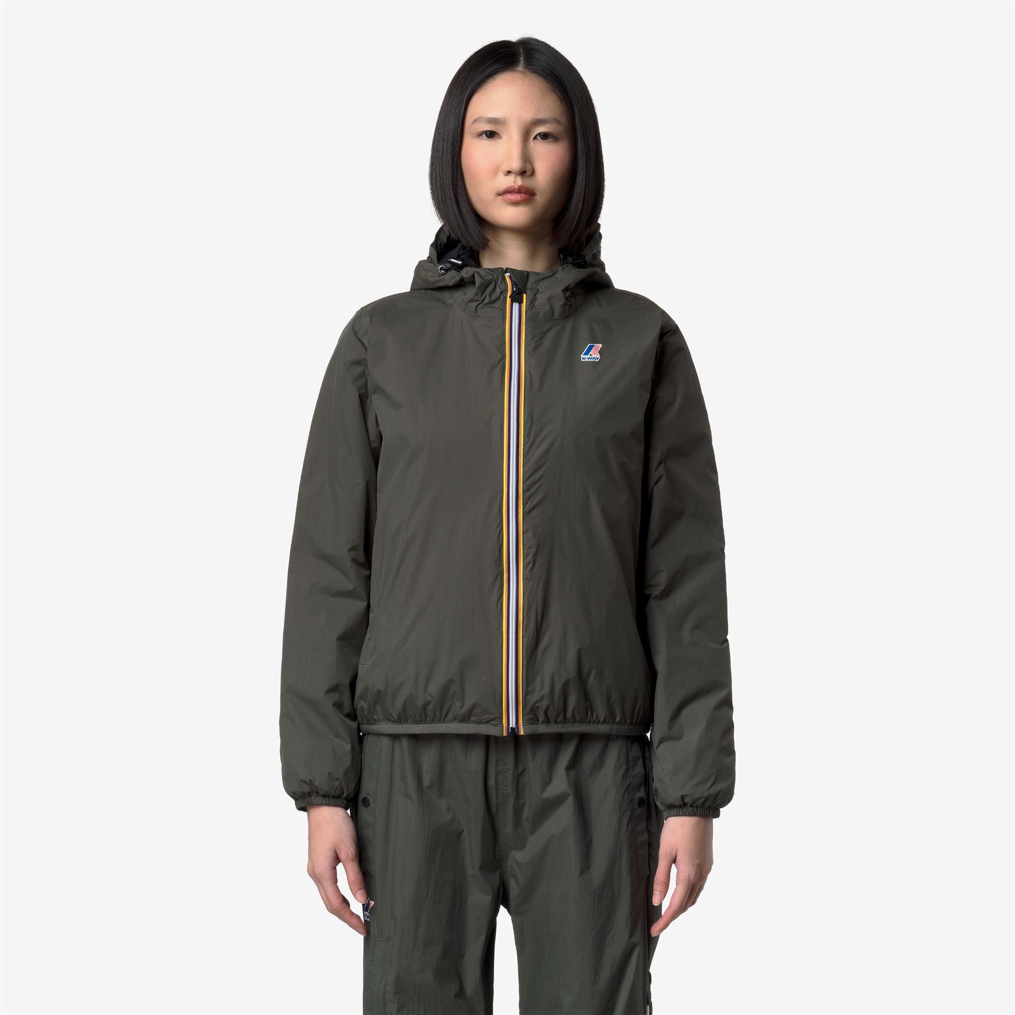 Jackets_WOMAN_LE VRAI 4.0 CLAUDETTE WARM_Mid_GREEN BLACKISH - Commercial 4