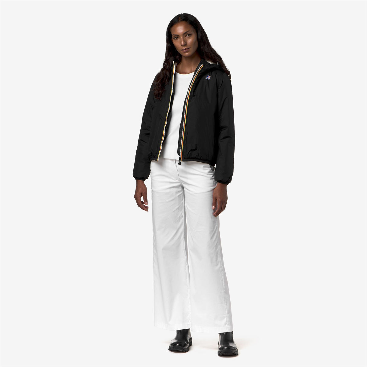 Jackets_WOMAN_ CLAUDETTE ORSETTO_Mid_Black Pure - Commercial 7
