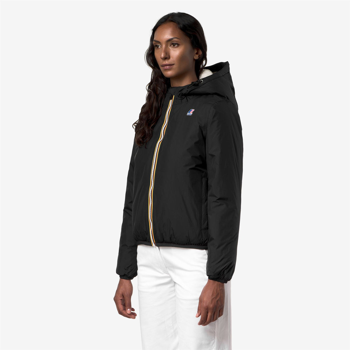 Jackets_WOMAN_ CLAUDETTE ORSETTO_Mid_Black Pure - Commercial 5