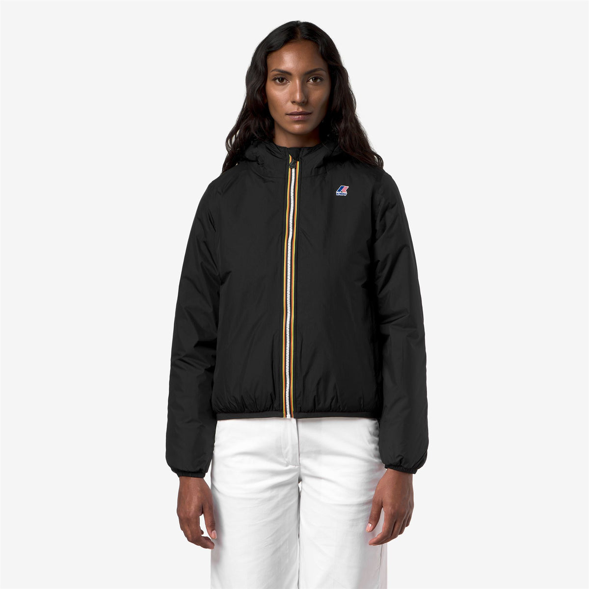 Jackets_WOMAN_ CLAUDETTE ORSETTO_Mid_Black Pure - Commercial 4