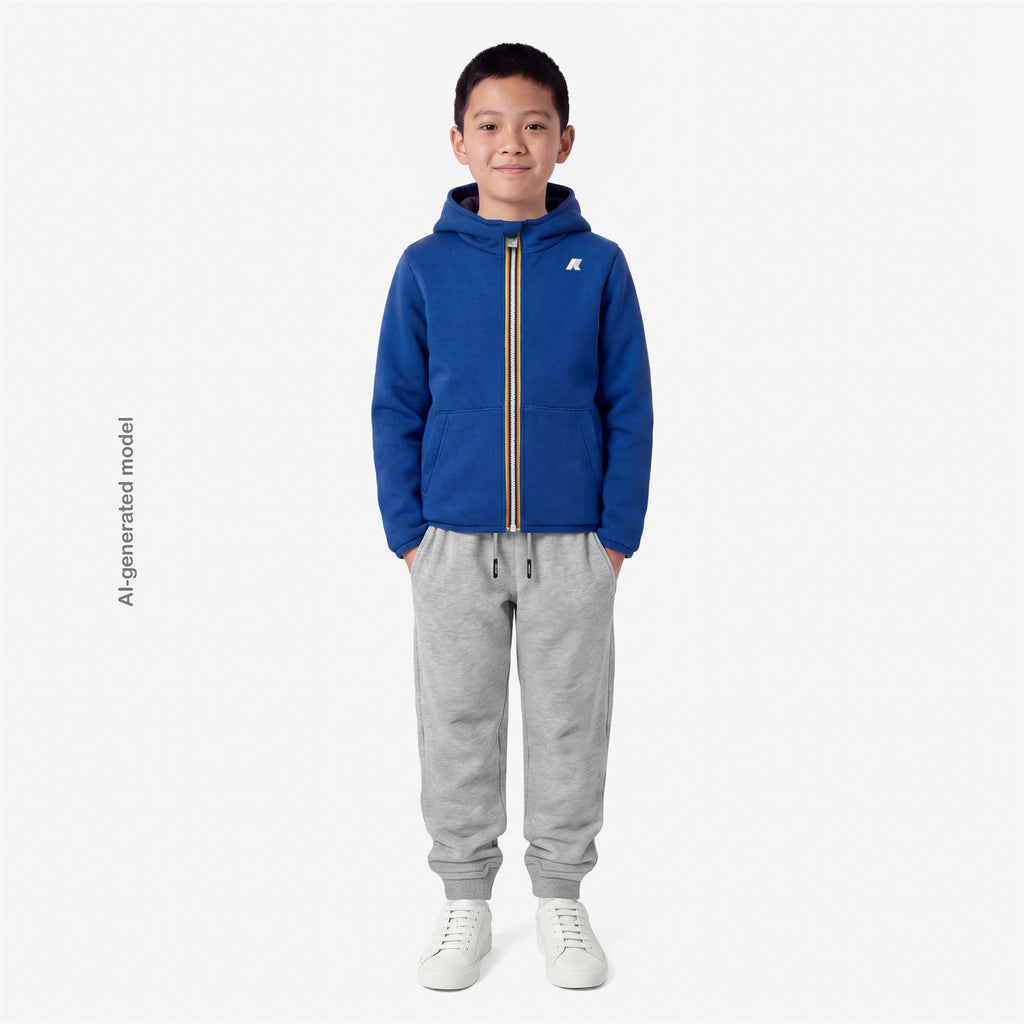 Jackets_BOY_P. JACK SPACER NYLON DOUBLE_Hoodie Full Zip_Blue Royal Marine - Blue Depth - Commercial 7