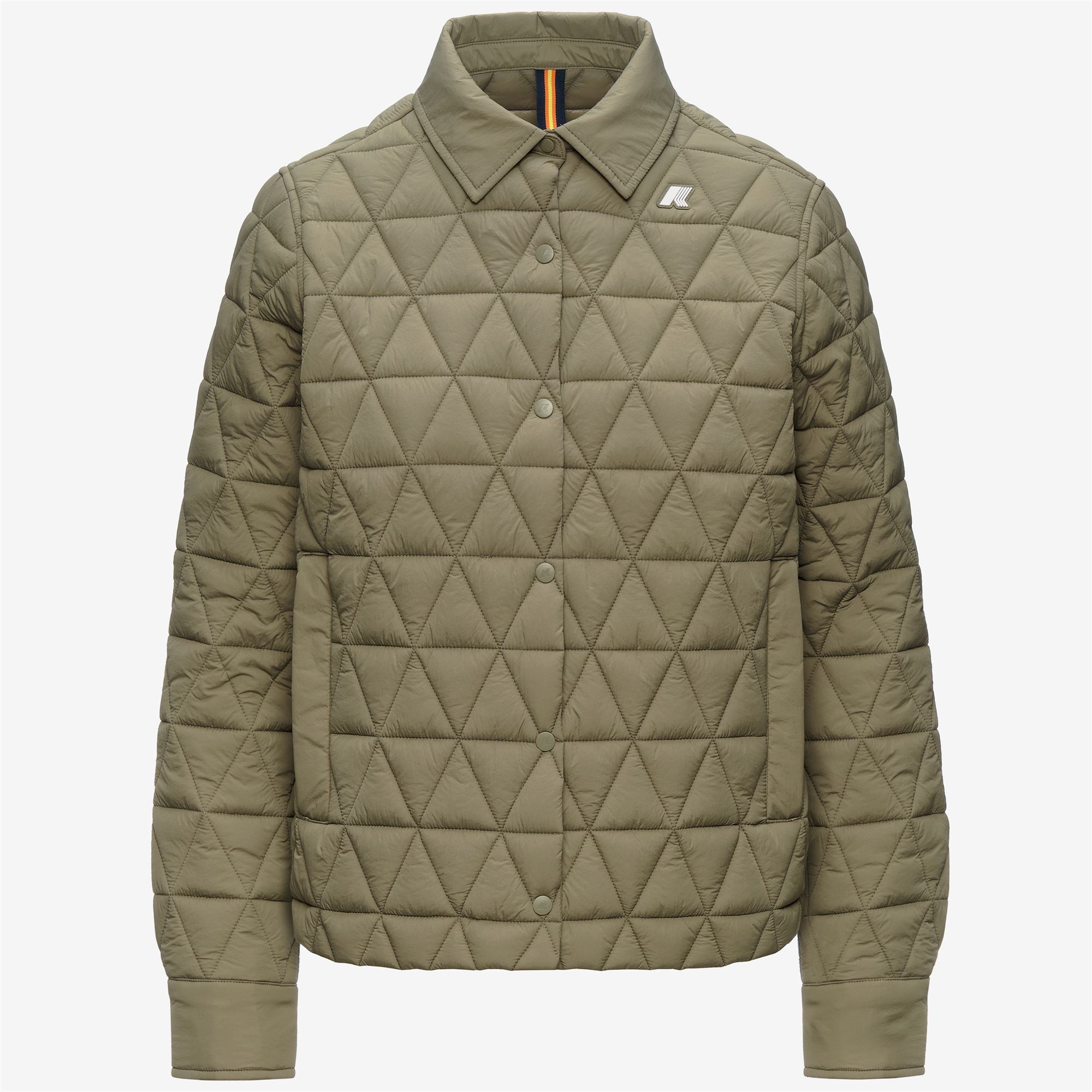 Jackets_Woman_NIKA DIAMOND QUILTED WARM_Mid_Green Army - Commercial 1