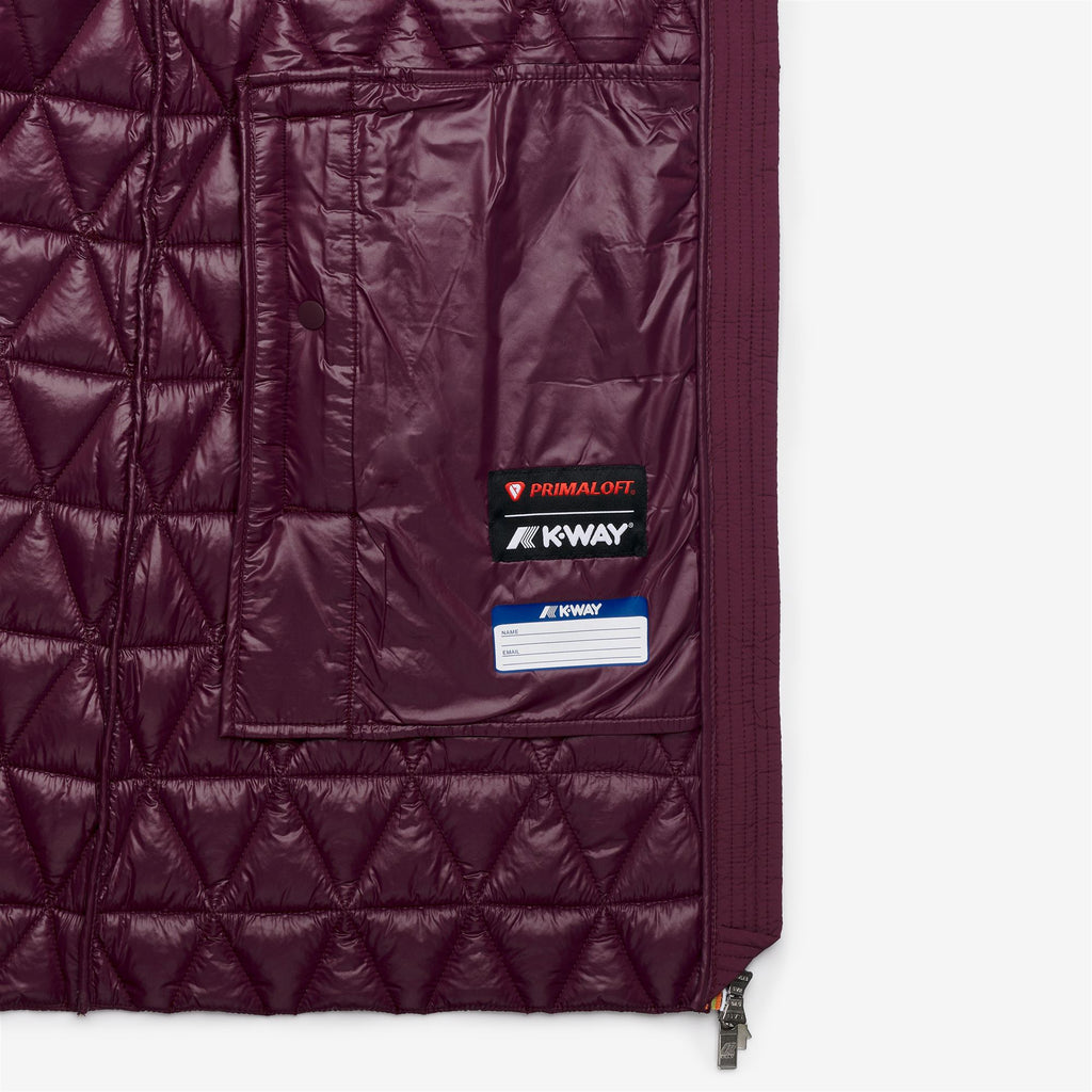 Jackets_Woman_SOPHIE DIAMOND QUILTED WARM_3/4 Length_Violet Mauve Wine - Commercial 2