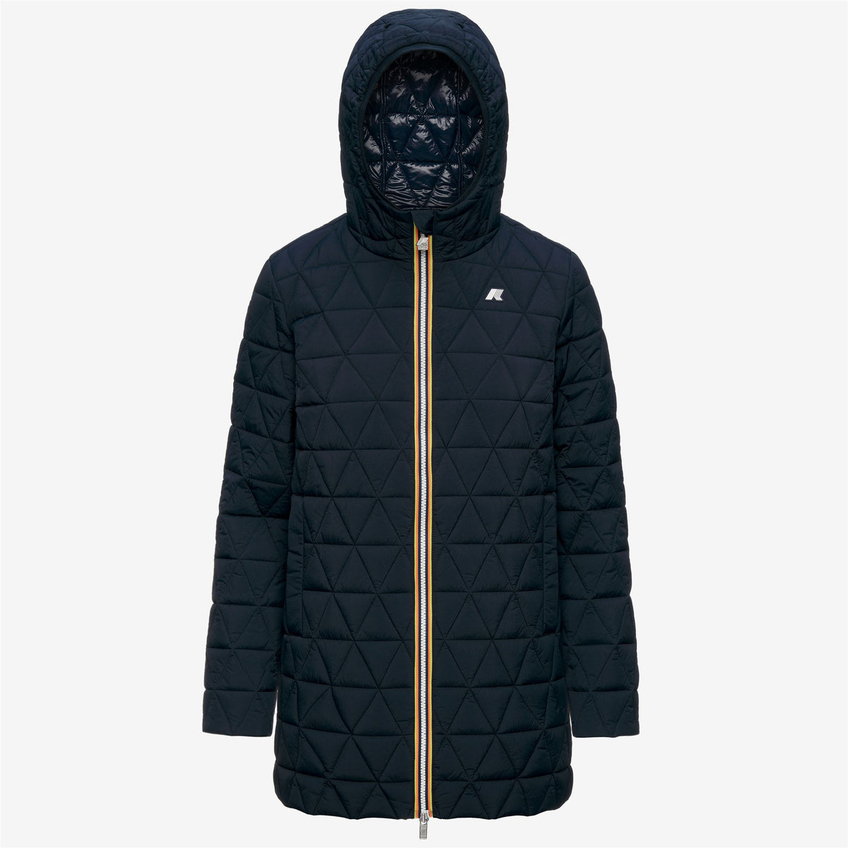Jackets_Woman_SOPHIE DIAMOND QUILTED WARM_3/4 Length_Blue Depth - Commercial 1