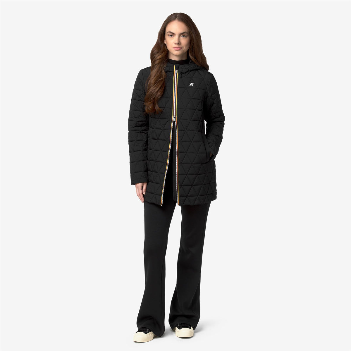 Jackets_Woman_SOPHIE DIAMOND QUILTED WARM_3/4 Length_Black Pure - Black Pure - Commercial 7