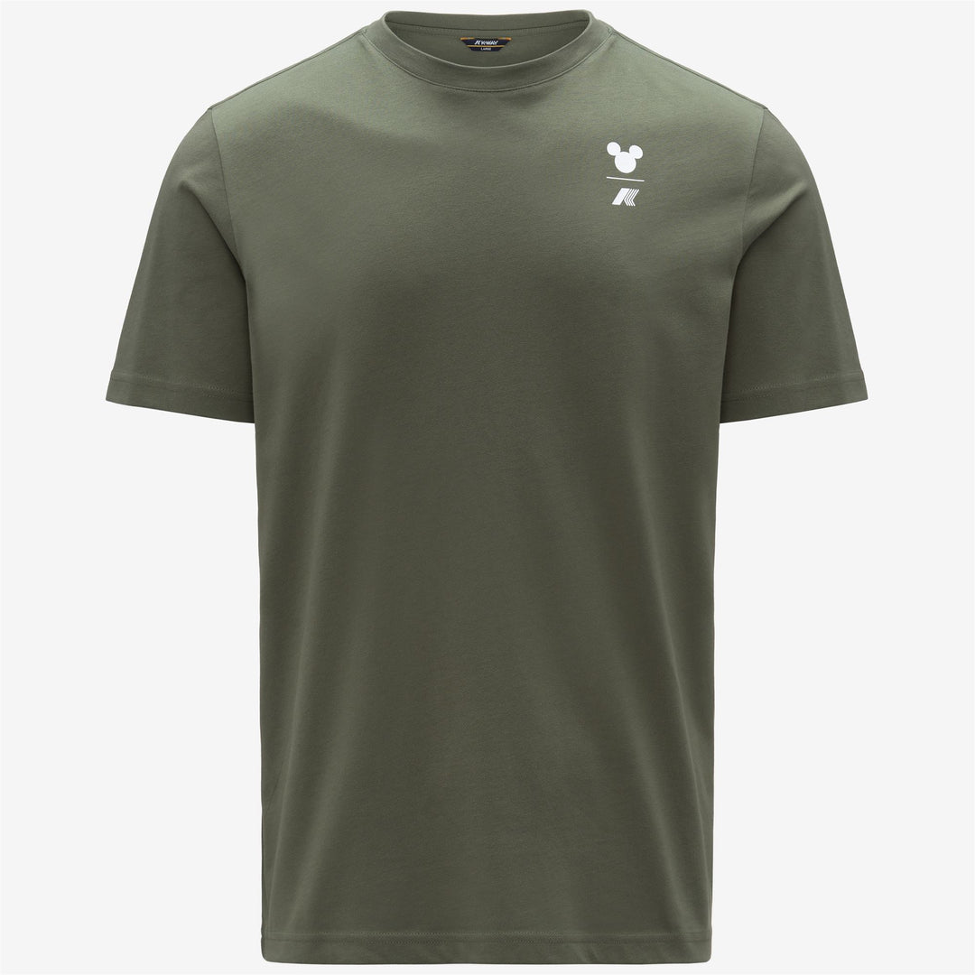 T-Shirts & Top_Man_ODOM JERSEY MICKEY_T-Shirt_Green Lichen-White - Green Lichen - White - Photo