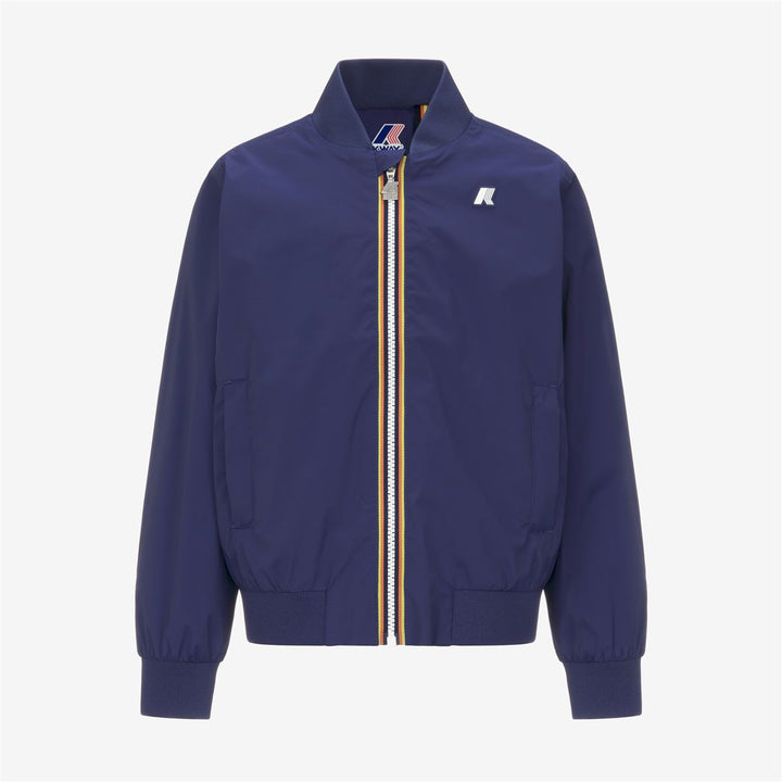 P. AORELIAN STRETCH  NYLON JERSEY - Jackets - Mid - KID UNISEX - BLUE DEEP COBALT