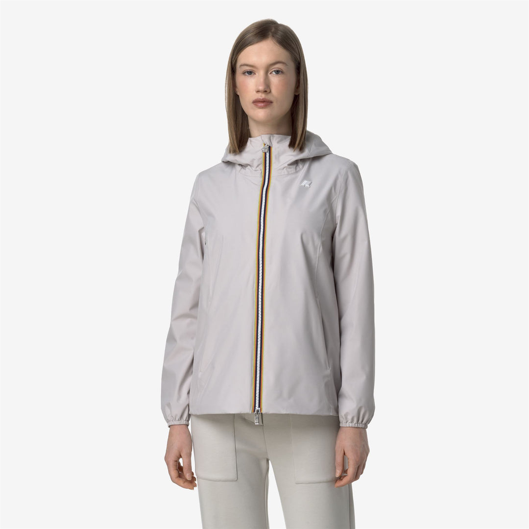 MARGUERITE STRETCH POLY JERSEY - Jackets - Mid - WOMAN - BEIGE LT