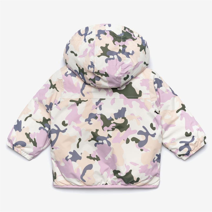 E. LE VRAI 3.0 CLAUDINE ORSETTO GRAPHIC - Jackets - Mid - KID UNISEX - ECRU-CAMO GIRL PINK
