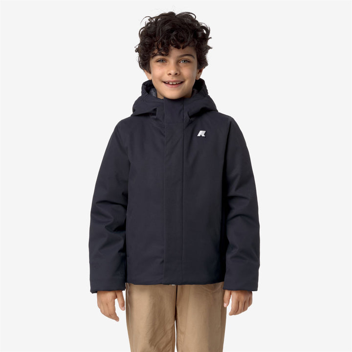 P. JACKO TWILL MARMOTTA - Jackets - Short - BOY - BLUE D-BLUE A