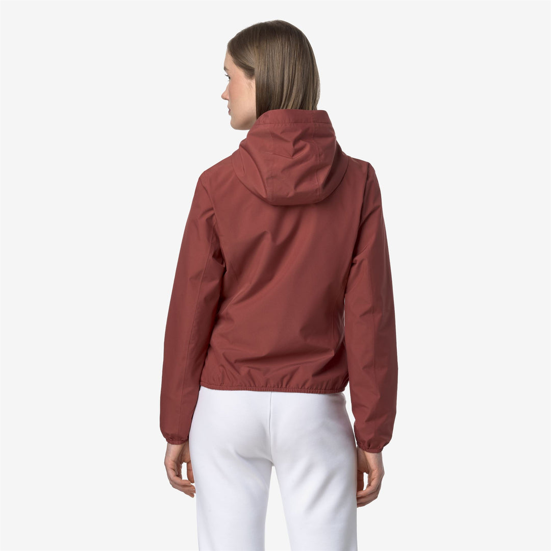 LILY STRETCH POLY JERSEY - Jackets - Short - WOMAN - RED BROWNISH
