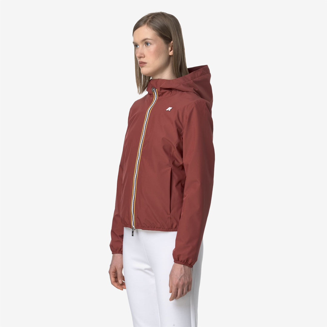 LILY STRETCH POLY JERSEY - Jackets - Short - WOMAN - RED BROWNISH