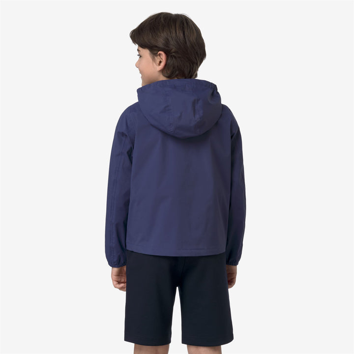 P. JACK STRETCH NYLON JERSEY - Jackets - Short - BOY - BLUE DEEP COBALT