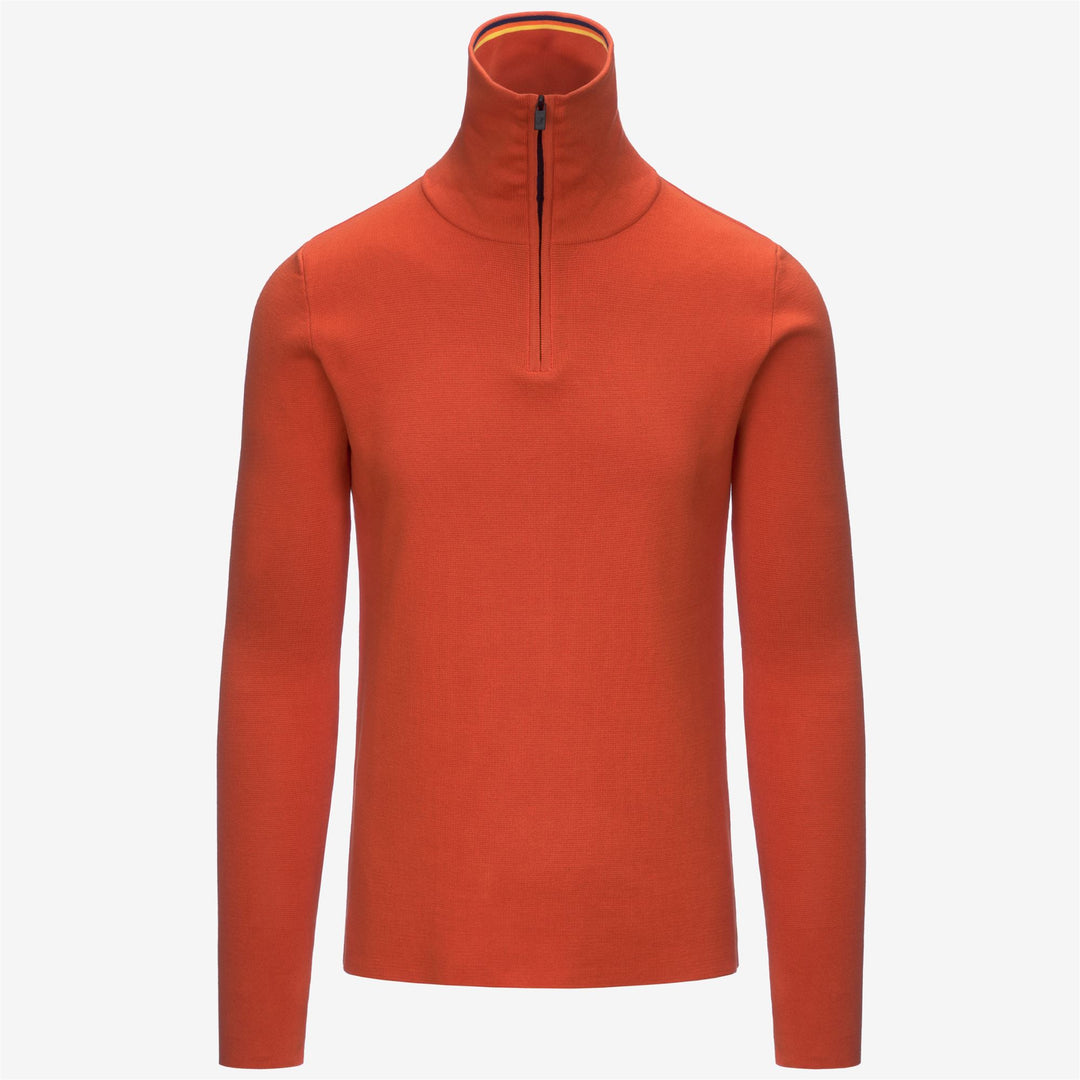 POLOM - Knitwear - Jumper - MAN - Orange Rusting
