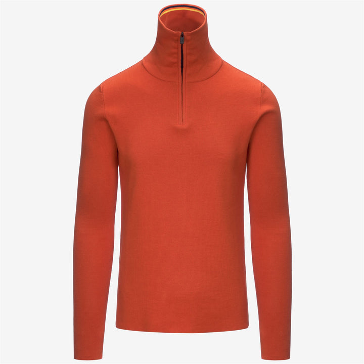POLOM - Knitwear - Jumper - MAN - Orange Rusting
