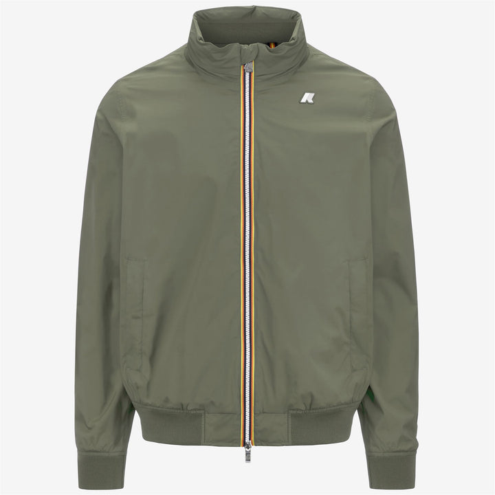 AMAURY  STRETCH NYLON JERSEY - Jackets - Short - MAN - GREEN LICHEN