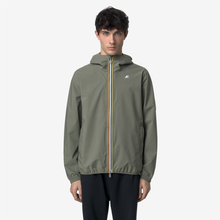JACK STRETCH DOT - Jackets - Short - MAN - GREEN LICHEN