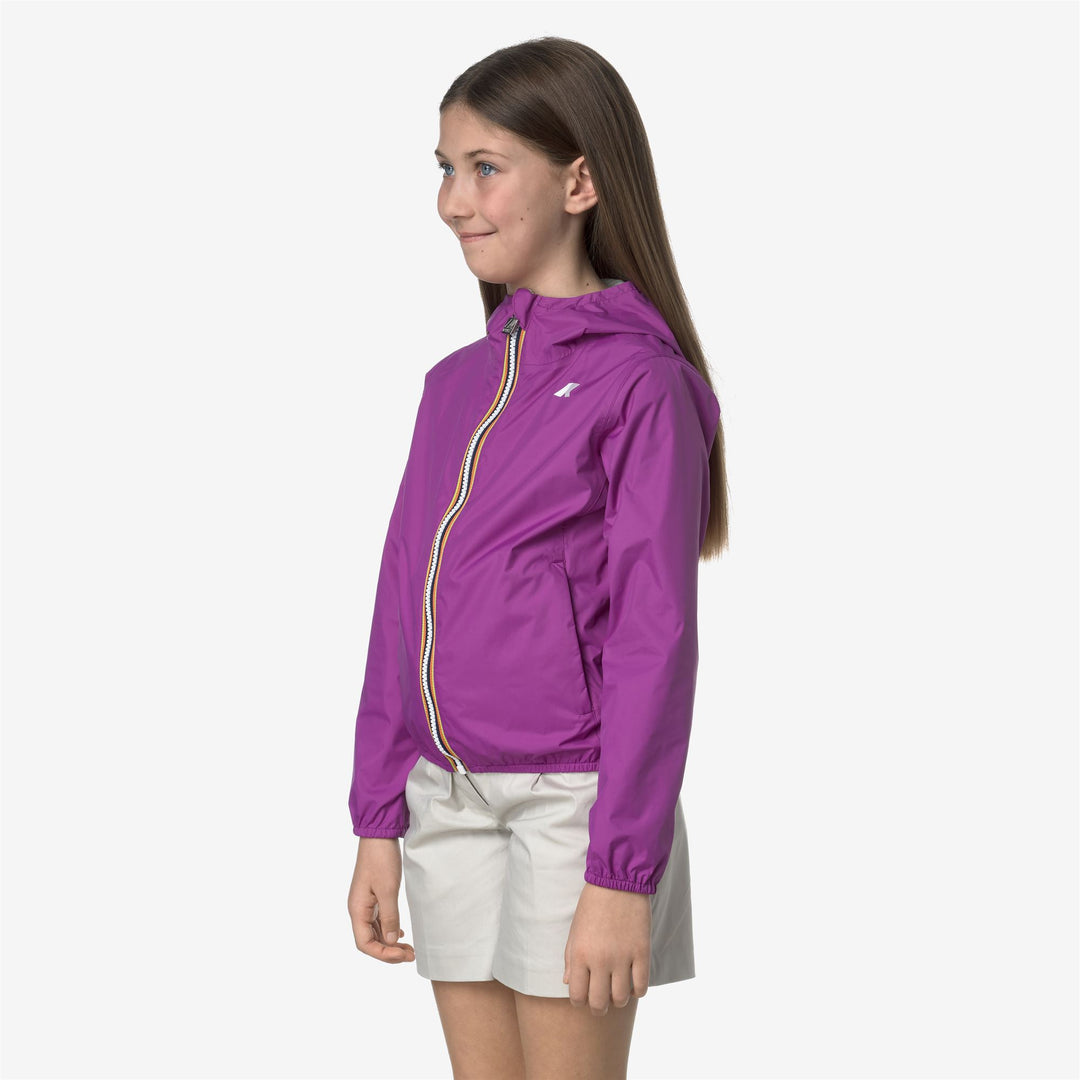 P. LILY PLUS.2 REVERSIBLE - Jackets - Short - GIRL - VIOLET-BEIGE LT