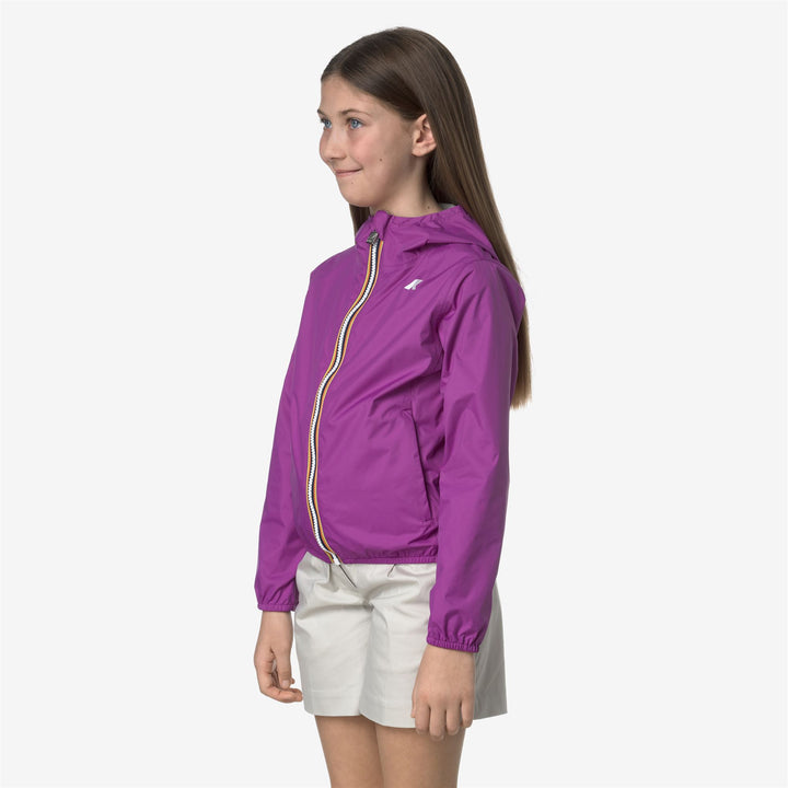 P. LILY PLUS.2 REVERSIBLE - Jackets - Short - GIRL - VIOLET-BEIGE LT