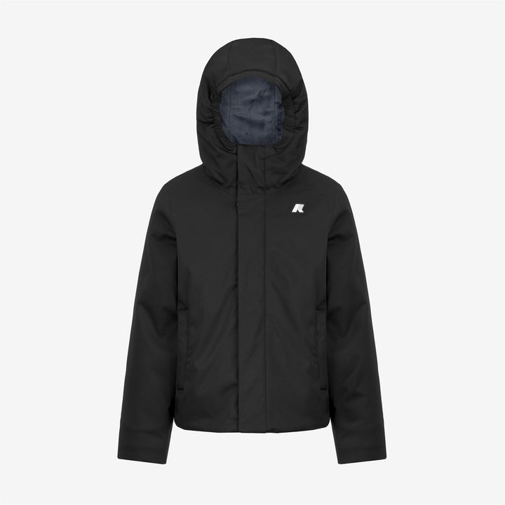 P. JACKO TWILL MARMOTTA - Jackets - Short - BOY - BLACK P-BLUE A