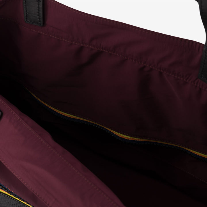 PRATIQUE MEDIUM - Bags - TOTE BAG - UNISEX - Black-Red Dk Amaranto