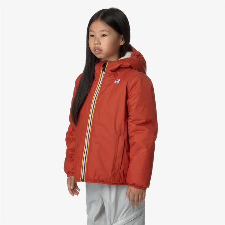 P. LE VRAI 3.0 CLAUDE ORSETTO - Jackets - Mid - KID UNISEX - Red Pompeian-Ecru