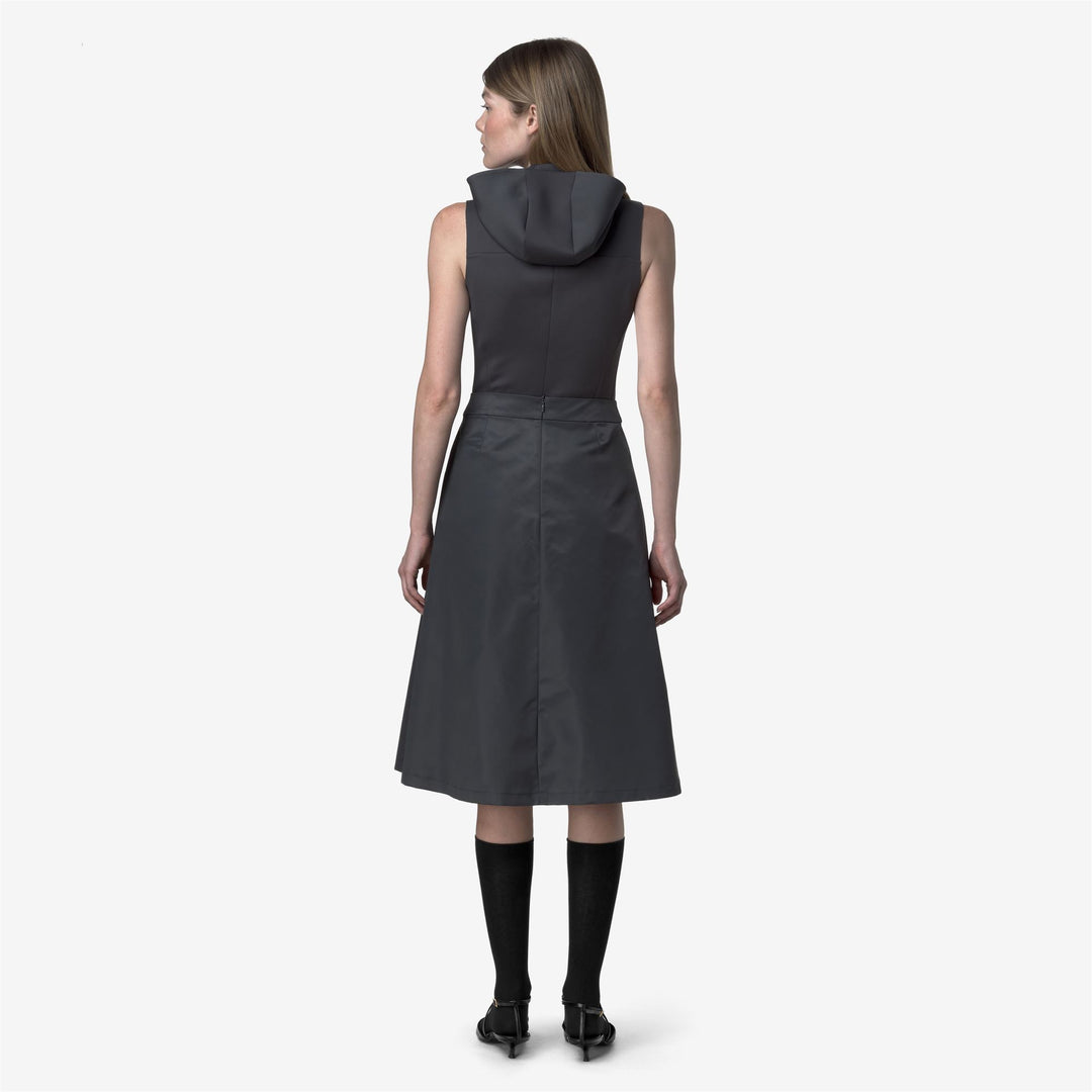 SHERRY WOOL-SHINY TWILL - Skirts - Longuette - WOMAN - Blue Night