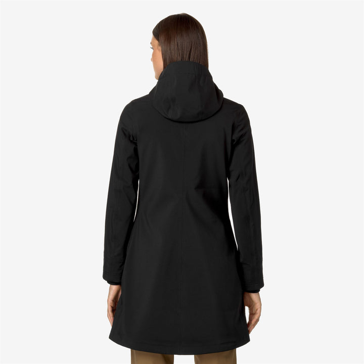 STEPHY BONDED - Jackets - 3/4 LENGTH - WOMAN - Black-Blue Depth