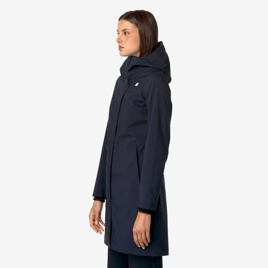 STEPHY BONDED - Jackets - 3/4 LENGTH - WOMAN - Blue Depth-Blue Depth